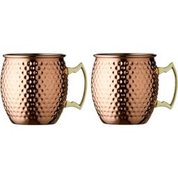 Moscow Mule džbánek z tepané mědi 55 cl, 2 ks - 1 sada
