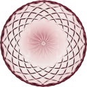 Lyngby Glas Talerze Sorrento 16 cm, 4 sztuki - różowy