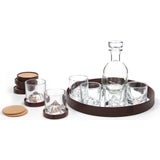 Szklanki do whisky The Peaks z karafką - luksusowy zestaw, 15 części
