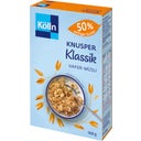 Knusper Klassik Hafer-Müsli 50 % weniger Zucker