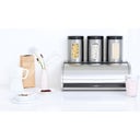 Brabantia Panera con Tapa Deslizante - Matt Steel