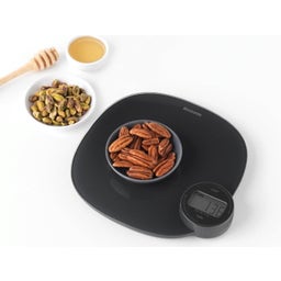 Brabantia Tasty+ Konyhai mérleg plusz - Dark Grey