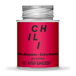 Jalapeno Chili, rot gemahlen - Extra Fruchtig! - 70 g