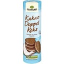 Biologische Cacaobiscuits met Kokosvulling