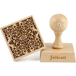 folkroll Kakstämpel Damast 55 x 55 mm - 1 st.