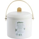Kompostbehållare 7 liter av Metall & Bambu - cream
