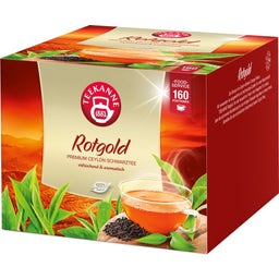 TEEKANNE Té - Oro Rojo - 160 bolsitas de doble cámara