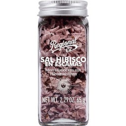 Flocons de Sel de Mer avec Fleurs d'Hibiscus  - 65 g
