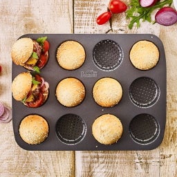 Laib & Seele Mini-Burger Broodjes Bakblik - 1 stuk