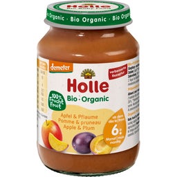 Holle Ekologiskt Äpple & Plommon - 190 g