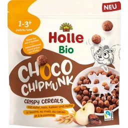 Holle Bio Crispy gabonapehely - Choco Chipmunk - 125 g