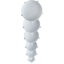 Silikondeckel, Weiss (6 stk)