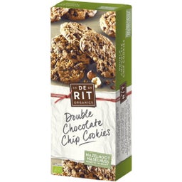 Organic Double Chocolate Cookies - Hazelnut - 175 g