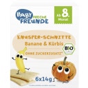 Freche Freunde Bio Knusper-Schnitte Banane & Kürbis - 84 g